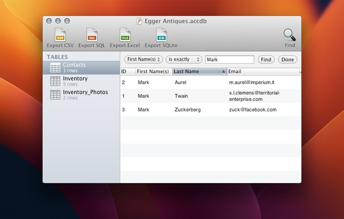 MDB ACCDB Viewer screenshot 2